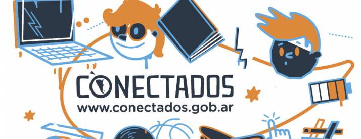 Banner con logotipo del sitio Conectados