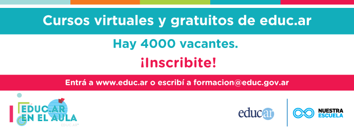 Cursos virtuales y gratuitos de educ.ar 2015