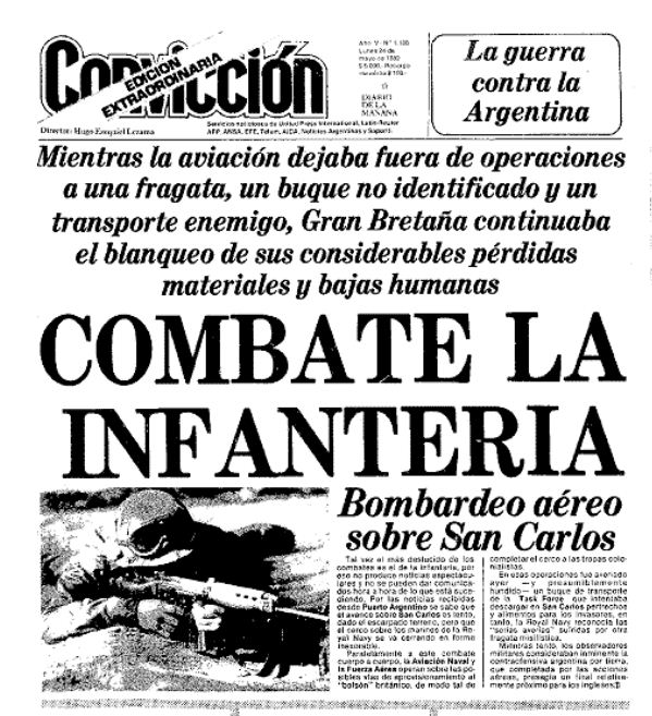 Malvinas en los medios