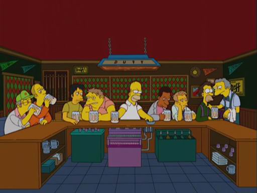 «La última cerveza», en Los Simpson