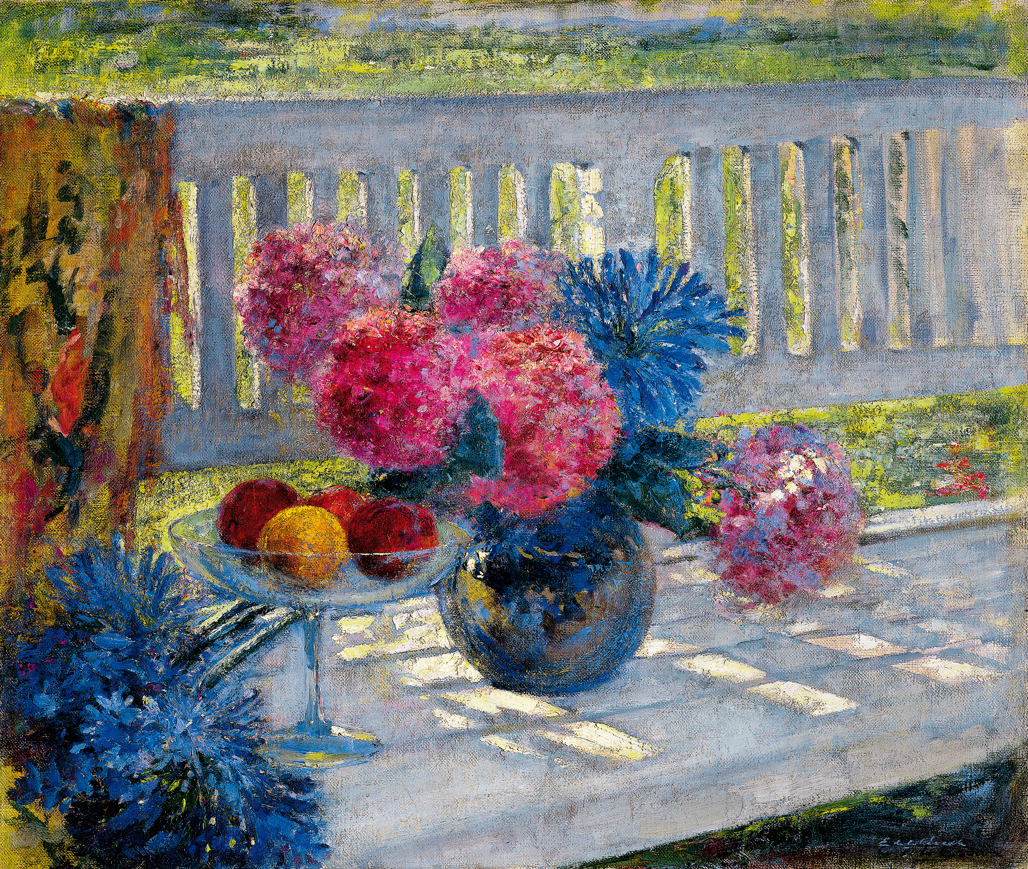 Ernesto de la Cárcova El banco del jardín