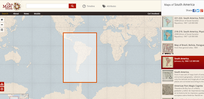 Portal de mapas históricos