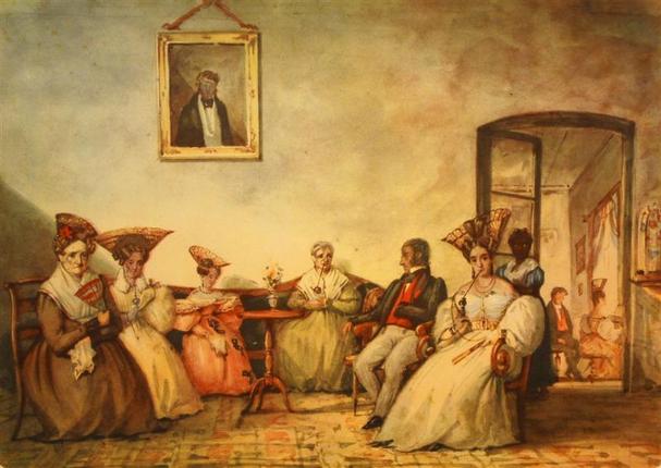 Tertulia porteña, de Carlos Pellegrini