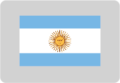 Bandera institucionalizada por el Congreso de Tucumán (1816).
