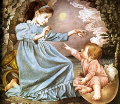 Outside over there Ida y bebe