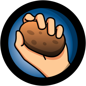 Logo de la aplicación Hot Potatoes.