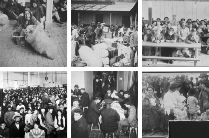 Imágenes de la inmigración en Argentina