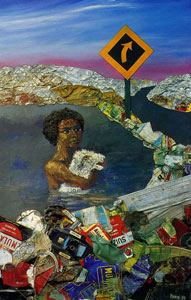 Obra de Berni - Juanito ba��ndose, 1961. 