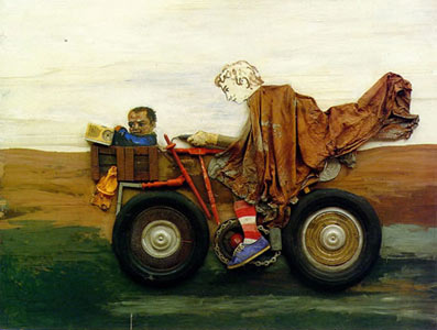 Obra de Berni - Las vacaciones de Juanito, 1970.