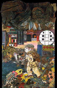 Obra de Berni - Juanito Laguna va a la ciudad, 1963. 