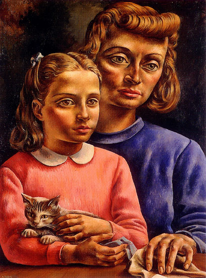 Obra de Berni - El gato gris (1936)