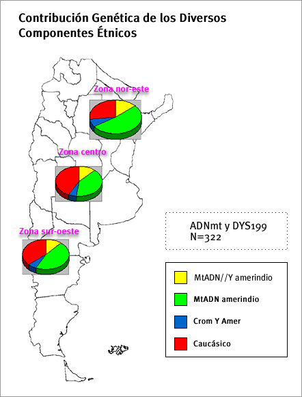 Contribuci&oacute;n Gen&eacute;tica de los Diversos Componentes &Eacute;tnicos
