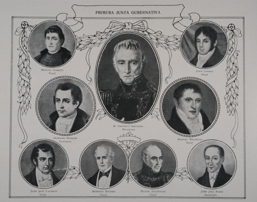 Miembros de la Primera Junta